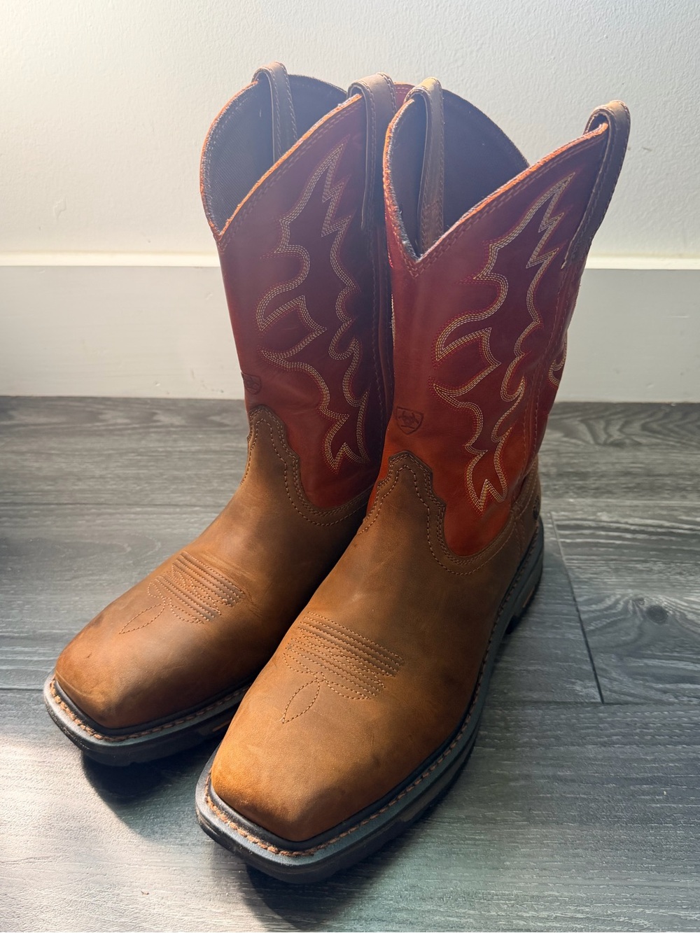 New Ariat Steel Toe Cowboy Western Boots men 10.5 EE